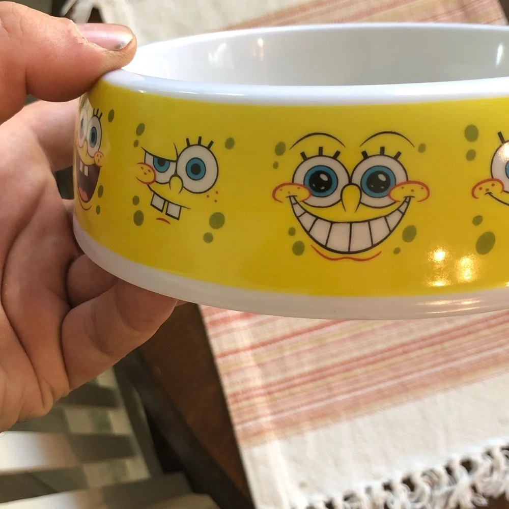 Nickelodeon Yellow SpongeBob Pet Bowl